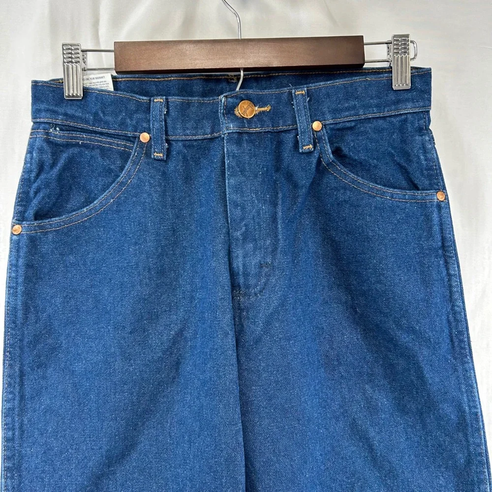 Wrangler Cowboy Cut Jeans Boys 16 Reg 28x31.5 Blue Original‎ Fit 1013MWZBP New